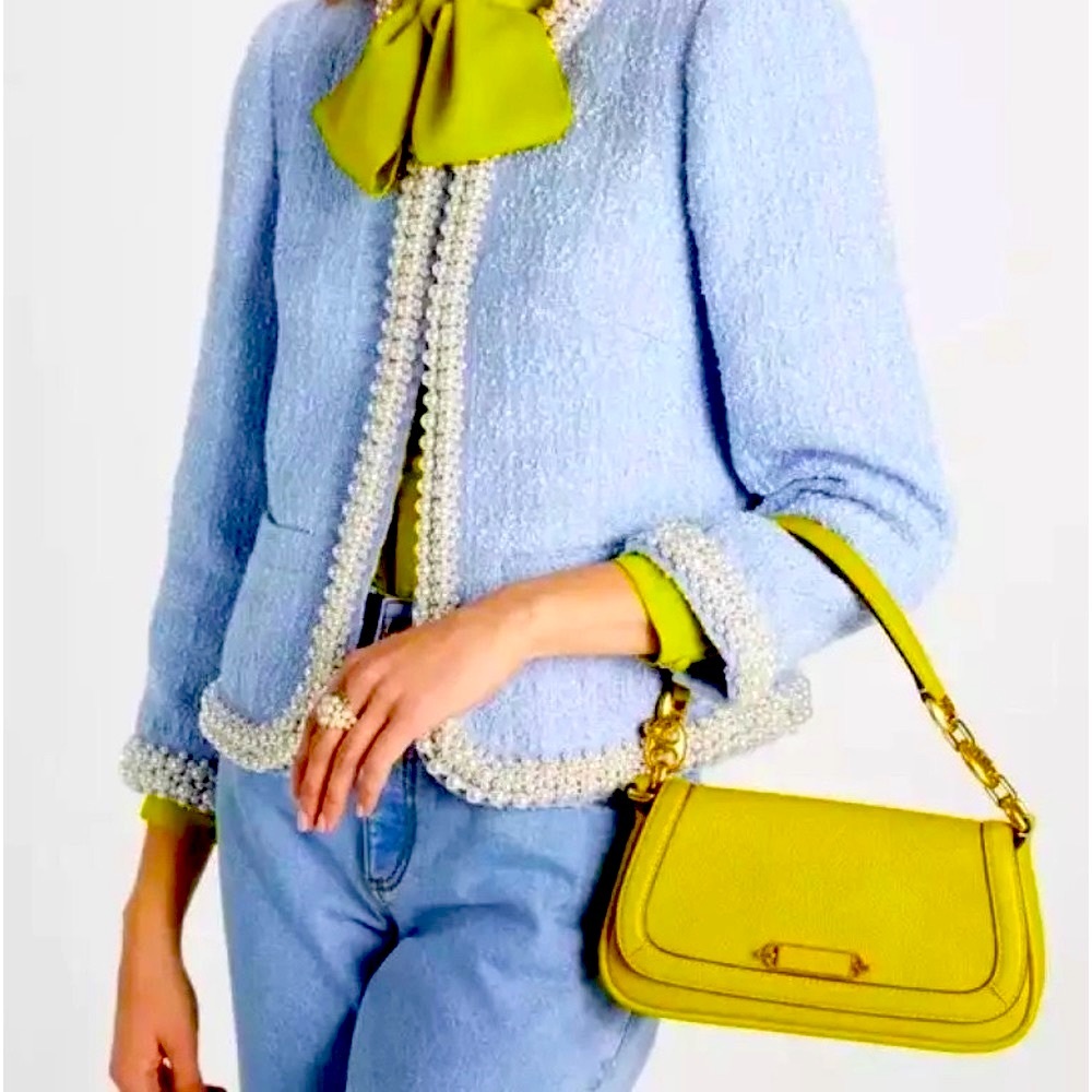 KATE SPADE, Gramercy Small Flap Shoulder Bag, Bartlett pear color